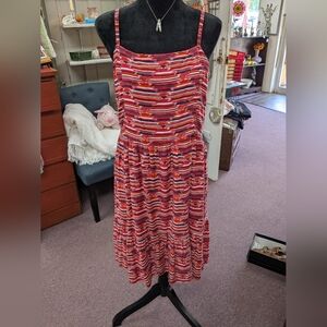 NWT Loft Multicolor Striped Dress